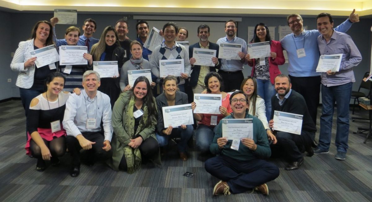 TURMA HIGH PERFORMANCE EXECUTIVE HPE JUNHO 2016: Argil; Centelha; Daikin Mcquay; Deccache Advogados; Ericsson; Hamburg Sud Aliança Navegação; HIAE Hospital Israelita Albert Einsten; INDRA; Jpontara; Marcap Engenharia; Marché Marketing; Proex; Quimicryl; Rayflex; Roca; Sonepar; Stefanini; VR.